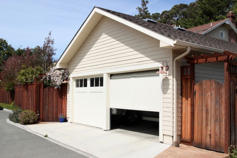 Garage door opening